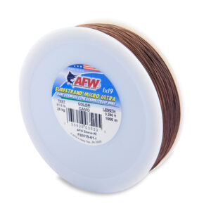 AFW C135B-0 Surflon Nylon Coated 1x7 Stainless Leader Wire 135 lb